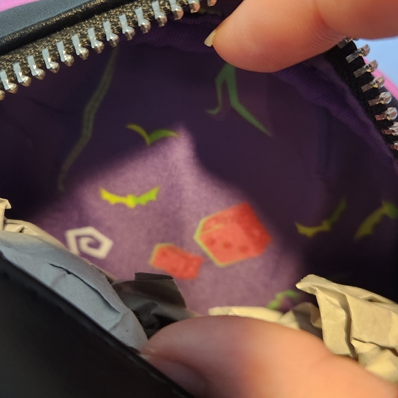 Loungefly Nightmare Before Christmas Oogie Boogie Crossbody - Picture 7 of 9